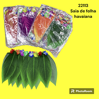 saia folha artificial estilo havaiana